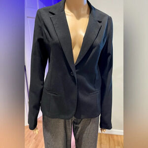 Top 10 U.S.A. Black Blazer Jacket Women size small.